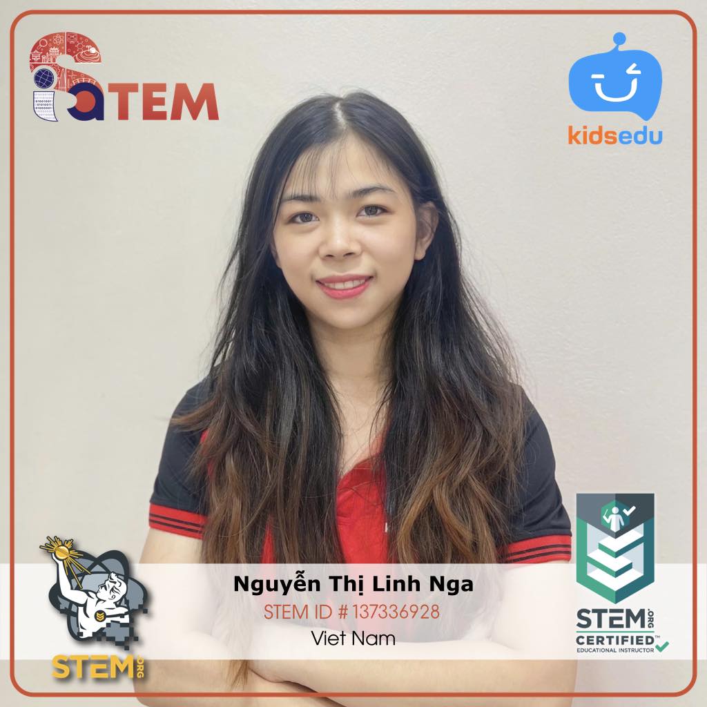 Vinh danh cô Nguyễn Thị Linh Nga đạt chứng nhận Nhà giáo dục STEM từ ISA-STEM.org