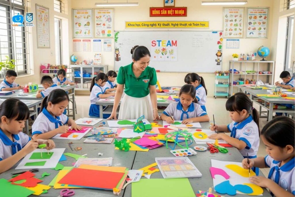 Môn Mỹ thuật ở cấp tiểu học